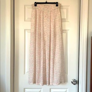A.L.C silk maxi skirt